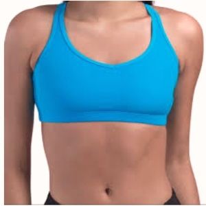 Pheel Weave Sports Bra Turquoise Mesh Size Small